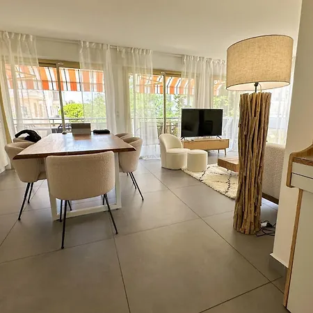 公寓 Pointe Croisette, Palais & Palm A Pied 戛纳